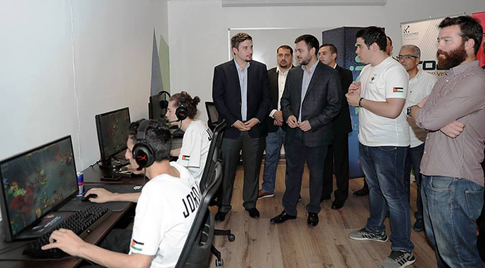 Jordan Esports training facility الرياضات الإلكترونية الأردن