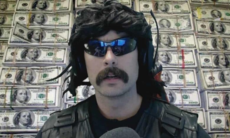 أرباح دكتور ديسريسبكت مقارنة بعمله السابق تويتش الرياضات الإلكترونية DrDisRespect millions on twitch compared to his previous cod job