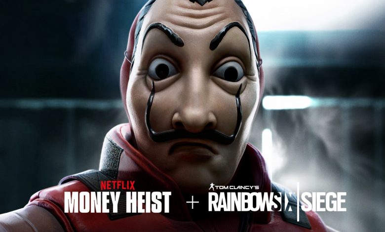 رينبو سكس سيج كاسا دي بابيل يوبيسوفت رياضة الكترونية rainbow six siege casa de papel money heist event ubisoft netflix